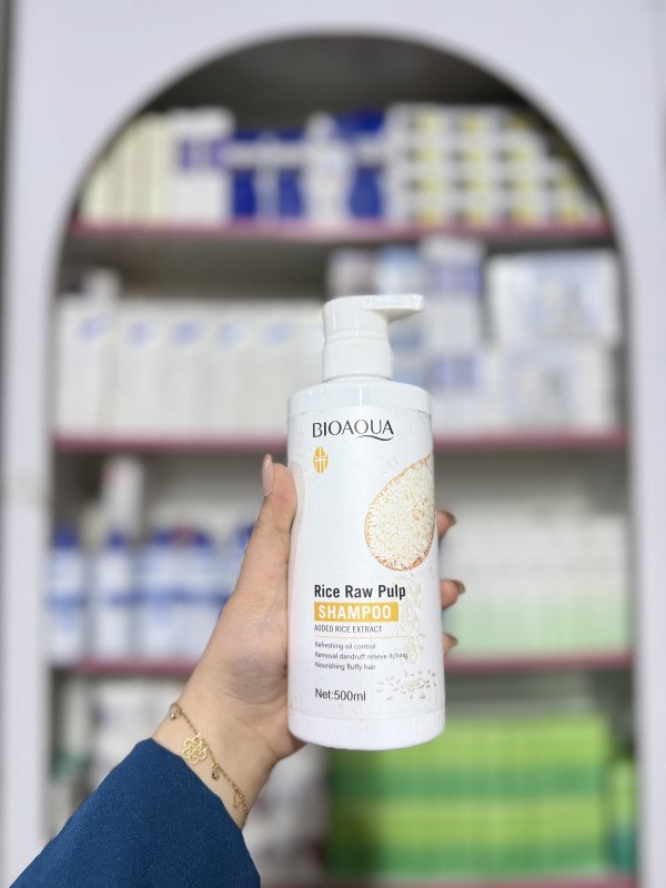 S BIOAQUA Rice Raw Pulp Shampoo