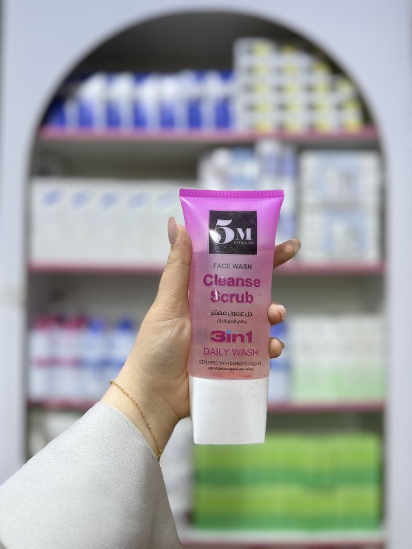S 5M Five Million Face Wash Cleanse Scrub