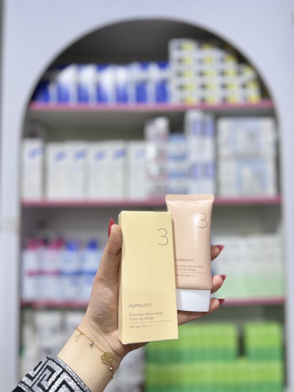 S Numbuzin No.3 Porcelain Base-skip Tone Up Beige