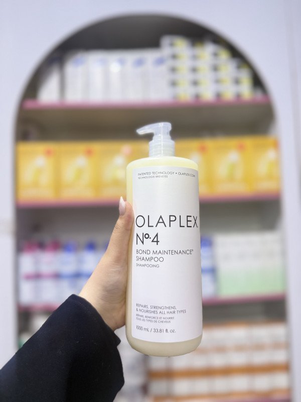 1000ml bottle of Olaplex No.4 Bond Maintenance Shampoo